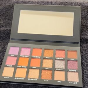 KAB Cosmetics Day And Night Eyeshadow Palette with 18 Vibrant Shades